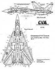 Abziehbilder F-14 Tomcat Low Visibility 1/32