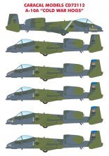 1/72 USAF Republic A-10A Cold War Hogs