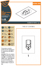 1/48 I-16 vacuum formed canopy early version for Clear Prop
