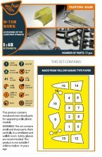 1/48 Hawk H-75M painting mask for Clear Prop