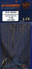 1/72 Ki-51 Sonia Exhaust & Cooling gills