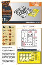 1/72 TB.2 PE parts & painting mask x2 for Clear Prop