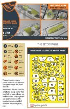 1/72 Mirage 2000D double-sided paint mask for Modelsvit