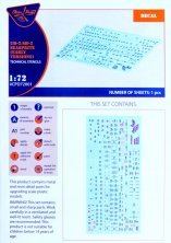 1/72 UH-2/SH-2 Seasprite Early Technical stencils decal