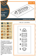 1/72 Mitsubishi Ki-51 Sonia vacuum formed canopy