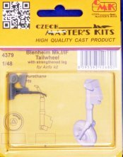 1/48 Blenheim Mk.I/IF Tailwheel with strengthened leg