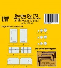 1/48 Dornier Do 17Z Wing Fuel Tank Panels x2