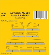 1/48 Aermacchi MB-326 Control Surfaces for Italeri