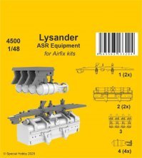 1/48 Lysander ASR Equipment for Airfix