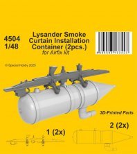 1/48 Lysander Smoke Curtain Install.Container 2x