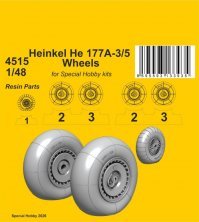 CMK Roues Heinkel He 177A-3/5 1/48 pour Special Hobby