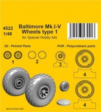 CMK 1/48 Roues Baltimore Mk.I-V Type 1
