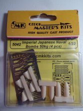 1/32 Imperial Japanese Naval Bombs 50kg (4 pcs.)