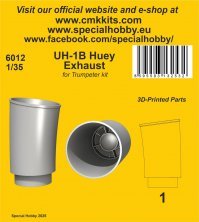 1/35 UH-1B Huey Exhaust for Trumpeter
