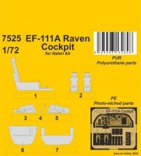 1/72 EF-111A Raven Cockpit Set for Italeri