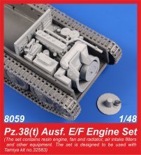 1/48 Pz.38 Ausf. E/F Engine Set