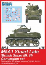 1/48 M5A1 Stuart Late Conversion Set