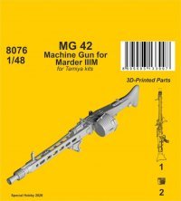 CMK MG 42 pour Marder IIIM Tamiya 1/48