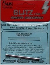 1/35 T-34/76 76.2mm F-34 gun  metal barrel (DRAG)