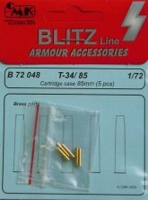 1/72 T-34/85  Cartridge case 85mm (5 pcs.)