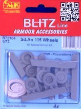 1/72 Sd.An 115 wheels set