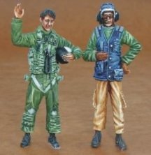 1/32 U.S. Navy modern pilot and mechanic x 2 WWII