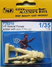 1/35 US Special Forces  soldier with gun (1 fig.)