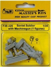 1/35 Soviet Soldier with Machinegun (1 figure)