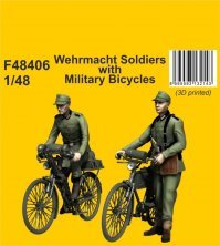 1/48 Wehrmacht Soldiers with Military Bicycles