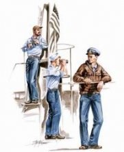 CMK Figurines Officiers USS Gato 1/72 pour Revell
