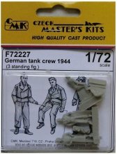 1/72 German tank crew 1944 (3 standing fig.)