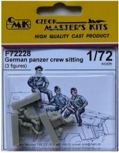 1/72 German Panzer Crew sitting (3 fig.)