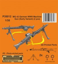 1/35 MG 42 German WWII Machine Gun Early