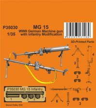 1/35 MG 15 German WWII MG with Infantry Modification
