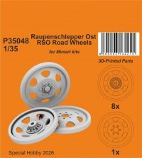 CMK 1/35 RSO Road Wheels for Miniart