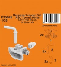 CMK 1/35 Raupenschlepper Ost RSO Towing Pintle for Miniart