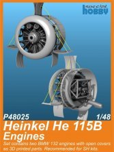 1/48 Heinkel He 115B Engines