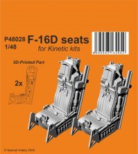 1/48 F-16D Seats for Kinetic