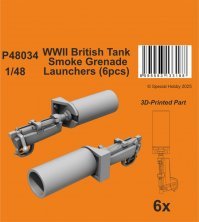 1/48 British Tank Smoke Grenade Launchers WWII