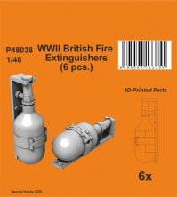1/48 British Fire Extinguishers WWII.