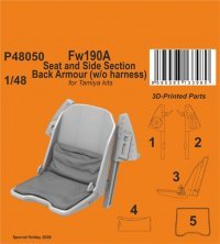 CMK 1/48 Si�ge & Blindage Fw 190A pour Tamiya