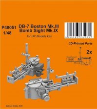 CMK 1/48 DB-7 Boston Mk.III Viseur de Bombardement Mk.IX HKM
