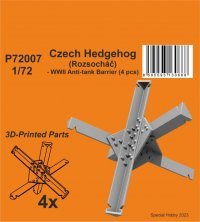 1/72 Czech Hedgehog WWII Anti-tank Barrier