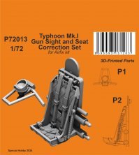 1/72 Typhoon Mk.I Gun Sight & Seat Correction Set