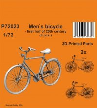 1/72 Mens bicycle 1st half of 20th century, 3x