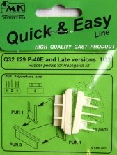 1/32 P-40E and Late versions  Rudder pedals (HAS)