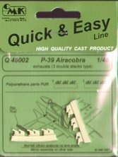 1/48 Bell P-39C/P-39D Airacobra exhaust