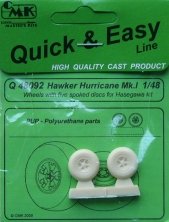 1/48 Hawker Hurricane Mk.I  wheels 5-spoked (HAS)