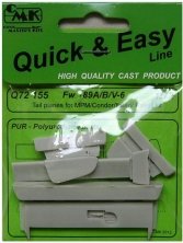 1/72 Fw 189A/B/V-6 Tail planes (MPM/ITA/REV)