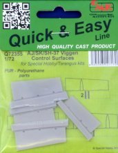 1/72 AJ/SK-SH-37 Viggen Control Surfaces